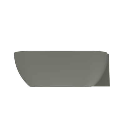 Arcqua Havana Baignoire demi-îlot - 170x80cm - droite - béton mat