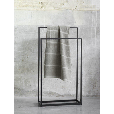 Aquanova Yuri Porte-serviettes sur pied 45x20x83cm Mat Noir
