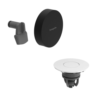 Hansgrohe Exafill Ensemble d'évacuation de baignoire - noir mat