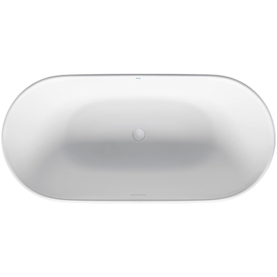 Duravit Luv baignoire autoportante 180x85cm avec évacuation/trop-plein blanc