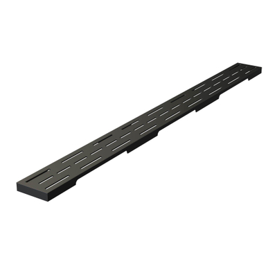 Brauer Grille de caniveau de douche - 80cm - noir mat
