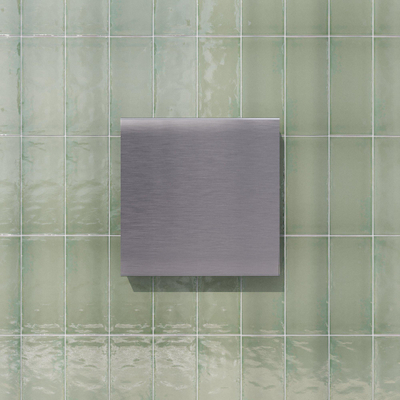 Brauer opbouwnis - 25x25cm - RVS geborsteld SHOWROOMMODEL