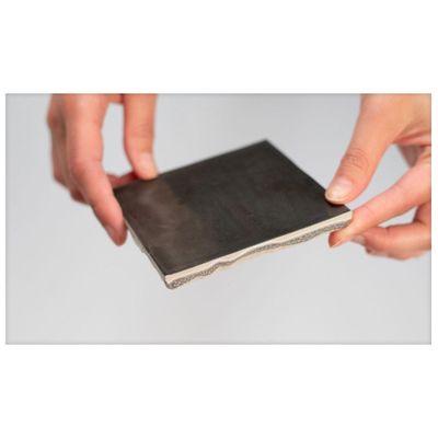 Cifre Ceramica carrelage mural - 10x10cm - 8mm - Carré - Anthracite brillant
