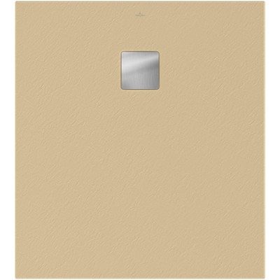 Villeroy & Boch Excello douchevloer - 100x90cm polyurethaan/acryl - Nature Sand (beige)