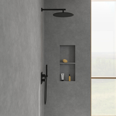 Villeroy & Boch Universal Showers douche principale - 35cm - Rond - noir mat