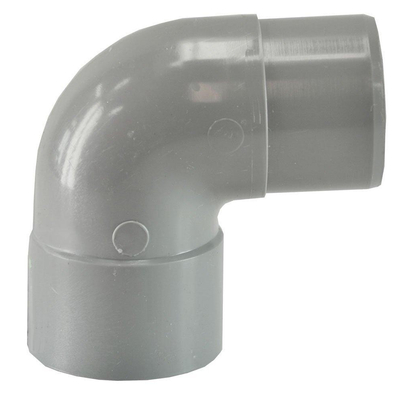 Riko coude de drainage pvc 90gr. femelle/spigot gris 50mm