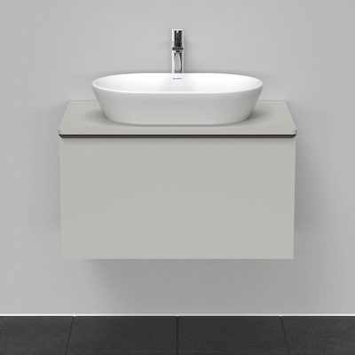 Duravit D-neo Meuble sous vasque 80x55x45.9cm 1 tiroir Gris béton mat