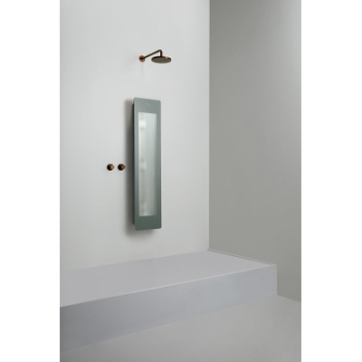 Sunshower Round Medium Plus infrarouge + lumière UV en saillie incl. Support mural 140x33x12cm Organic Grey