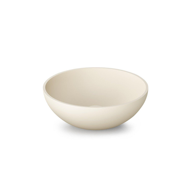 Zeza Element Waskom - 41x41x14cm - solid surface - mat crème (beige)