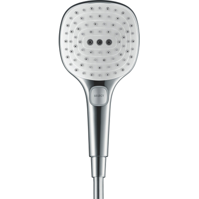 Hansgrohe Douchette Raindance Select E 120 3jet EcoSmart blanc/chromé