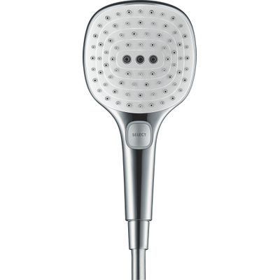 Hansgrohe Raindance Select E - select - 120 - ecosmart - 3jet - handdouche - wit chroom