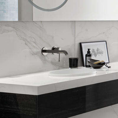GROHE Essence New wastafelkraan - m-size - inbouw - geborsteld hard graphite (antraciet)