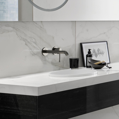 GROHE Essence New Mitigeur de lavabo encastré - bec 18,3 cm - taille M - brushed hard graphite