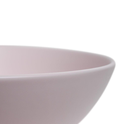 BRAUER Bowl waskom - 40x40cm - rond - keramiek - mat pastel roze