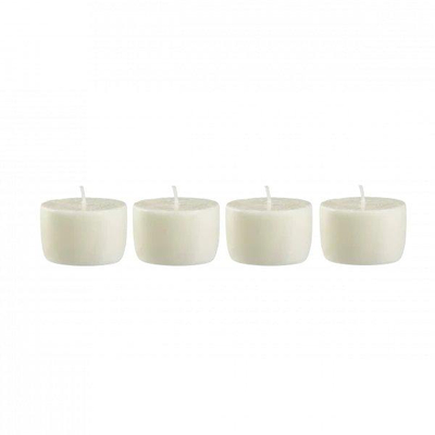 Blomus FRABLE Kaarsen - navulling - 4 stuks - hoogte 3cm - Ø 5cm - White