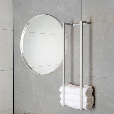 Saniclass Dual Porte-serviettes - 95x25x20cm - blanc mat