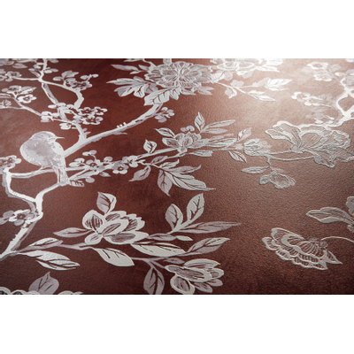 Ceralto Spectra Bande décorative - 60x120cm - 10.0mm - rectifié - Floral bordeaux