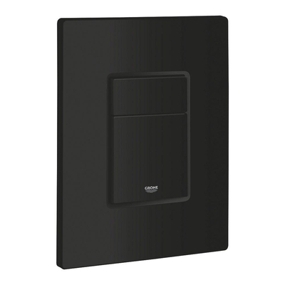 Grohe Even Plaque de commande - double chasse - 15.6x19.7 - ABS - long life - noir mat