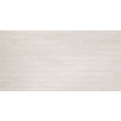 Vtwonen raw carreau de mur 60x120cm blanc casa decor 3d blanc mat