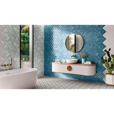 ÉCHANTILLON Meilleure achat Carrelage mural Voque - 6.5x20.2cm - 8mm - Glaciar Brillant