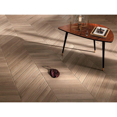 ÉCHANTILLON Terravito Elmare carreau mural et de sol - 20x120cm - 9mm - Rectangulaire - Aspect bois - Oak Mat