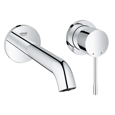 GROHE Essence New Wastafelkraan Inbouw - uitloop 23cm - L-size - zonder waste - chroom (licht beschadigd) OUTLETSTORE