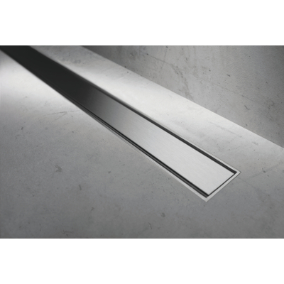 Easy Drain Compact 30 caniveau de douche taf low zero 80cm m1 garde d'eau 30 mm acier inoxydable brossé