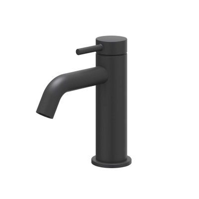 IVY Bond Mitigeur de lavabo - posé - bas - coldstart - Noir mat PED