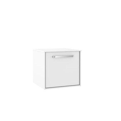 Crosswater Infinity Ensemble meuble de salle de bains - plan vasque chêne windsor - meuble bas 50x45x45cm - 1 tiroir - blanc mat