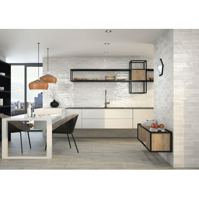 ÉCHANTILLON Terravito Almicoa carreau mural - 7.5x30cm - Rectangulaire - 8.6mm - Opal White