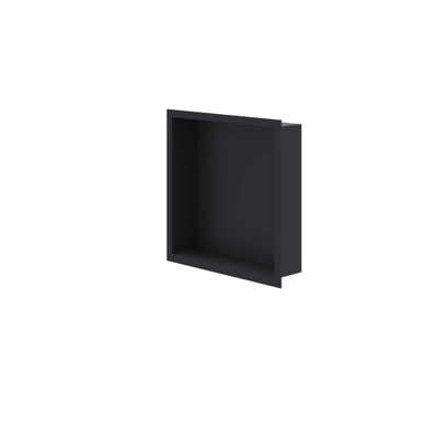 IVY Inbouwnis - 30x30x7.5cm - Mat zwart PED