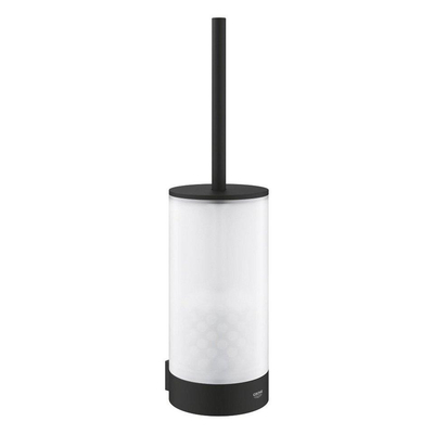 Grohe Selection Toiletaccessoires - closethouder - zonder klep - closetborstelset - handdoekhaak - phantom black (zwart)