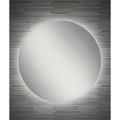 Nemo Spring Hula spiegel - 60x60cm - rond - met indirecte LED - sensor - anti-damp - antidamp