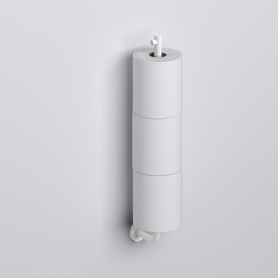 Clou Kaldur reserverolhouder t.b.v. 3 stuks mat wit