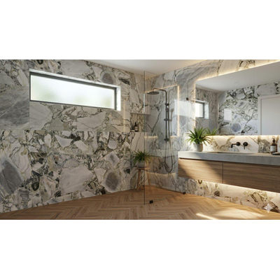 Terravito Ellora wand- en vloertegel - 120x60cm - 9mm - gerectificeerd - Donker grijs