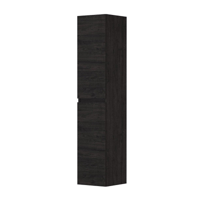INK badkamerkast 35x37cm 2 deuren links/rechtsdraaiend greeploos keerlijst hout decor