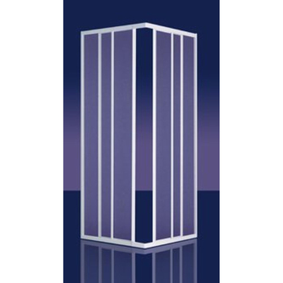 Plieger Economy cabine de douche entrée d'angle 90x90x185cm profil blanc