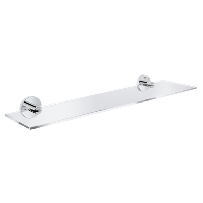 GROHE Essentials Étagère - 53x14,5cm - verre - chrome