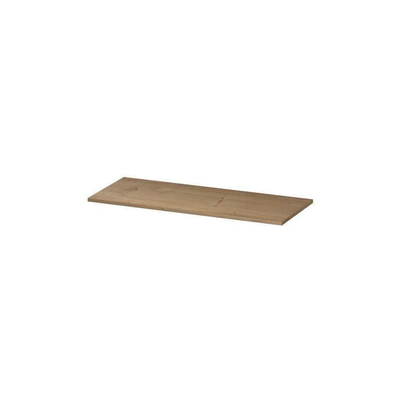 INK Topdeck Wastafelblad - 100x40x2cm - tbv onderkast - MDF - Fineer Ash grey
