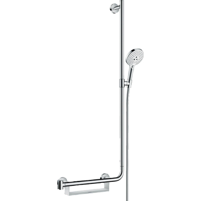 Hansgrohe Raindance select s 120 glijstangset ecosmart comfort 110 re.chr-wit