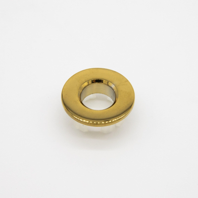 Fortifura Calvi luxe overloopring - 3cm - geschikt voor wastafels - Geborsteld Messing PVD (Goud)