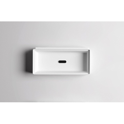 Clou New Flush fontein 38x18cm zonder kranenbank aluite Wit mat