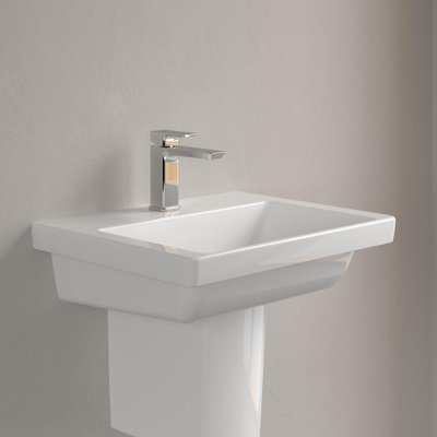 Villeroy & boch subway 3.0 lavabo 55x44x16.5cm rectangle 1 trou pour robinet sans trou de trop-plein céramique blanche alpin brillante