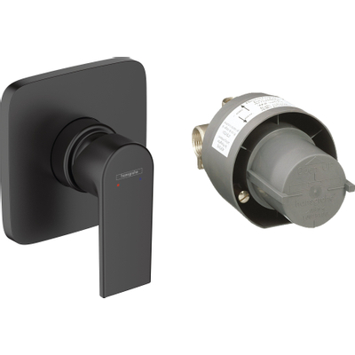 Hansgrohe Vernis Mitigeur de douche encastré monocommande mat noir