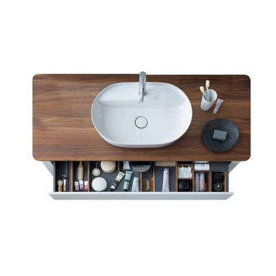 Duravit Luv Opzetwastafel - 60x40cm - met 1 kraangat - zonder overloop - glans wit