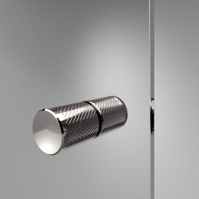 Sealskin Contour 2-delige draaideur voor nis - 1000 mm - 6 mm helder veiligheidsglas - met Sealglas-coating - zilverhoogglans