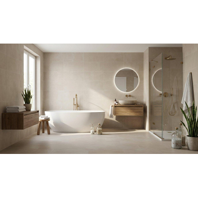 FAP Ceramiche Milano&Floor pour carrelage mural et de sol - 60x30cm - 9mm - rectifié - Beige