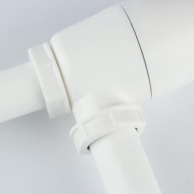 Saniclass Sifon - muurbuis - rozet - 1 1/4" - wit TWEEDEKANS