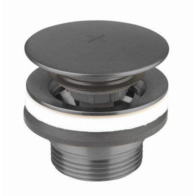 Crosswater MPRO Klikwaste - 6.3cm - 1/4" - slate gunmetal (antraciet)