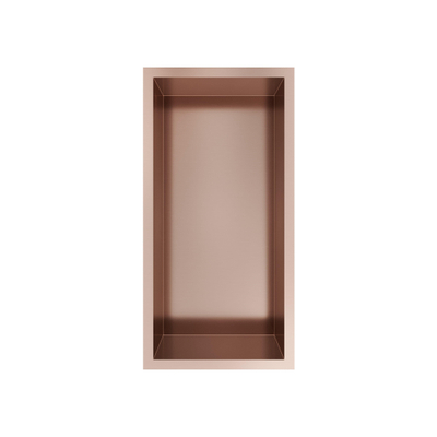 Hotbath &MORE Inbouwbox of inbouwnis - 30x15x10 - PVD - geborsteld koper